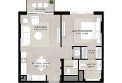 1 bedroom apartment